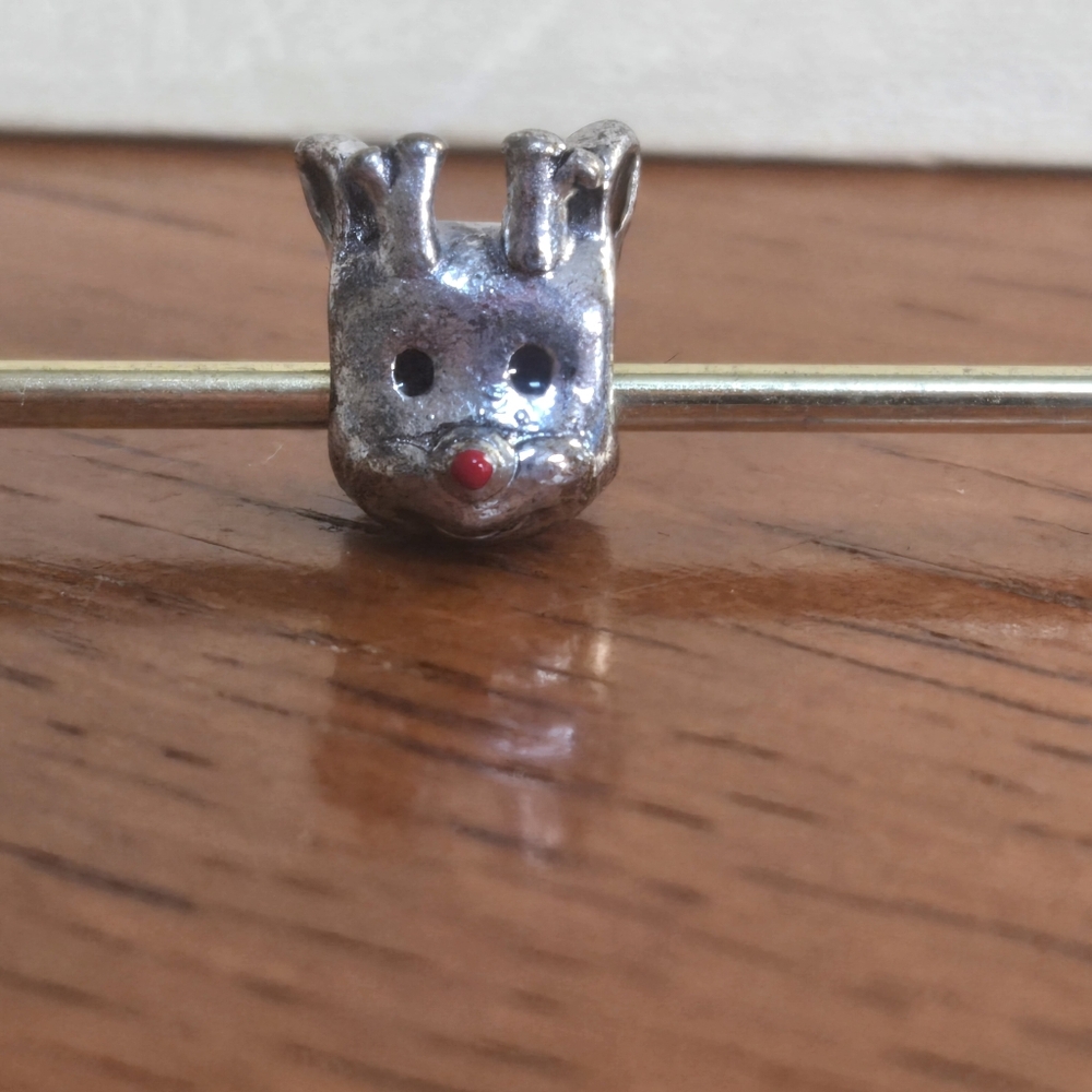 Authentic Pandora Rudolph Charm